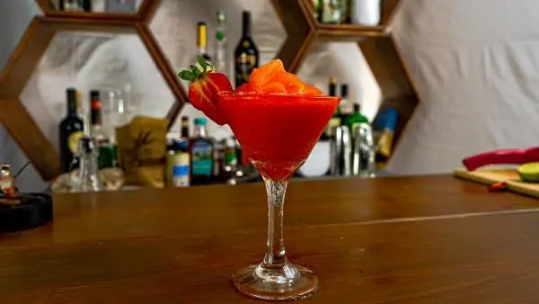 Strawberry Daiquiri cocktails