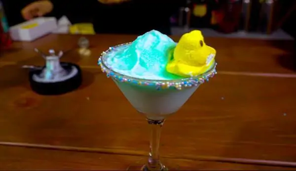 A Blue Bunny cocktails