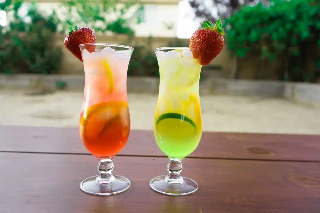 Strawberry and Citrus sangrias by Party Shakers La