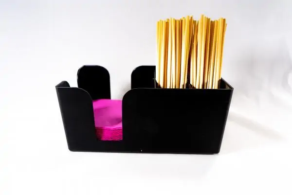 Straw/Napkin Holder. it is an organizer to keep napkins and straws.